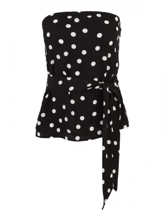 Foto van product Vero Moda Petite Top 'VMELISA' zwart / wit
