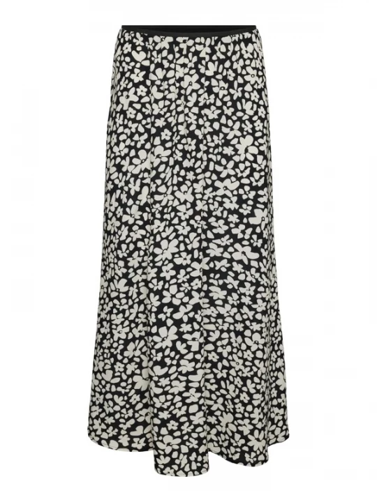 Foto van product VERO MODA Rok 'VMALBA ANKLE SKIRT WVN NOOS' zwart