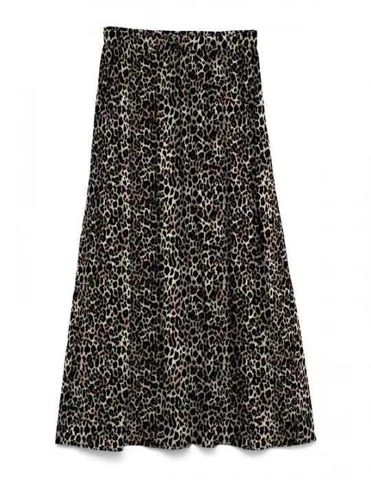 Foto van product VERO MODA Rok 'VMEASY JOY' taupe / lichtgrijs / zwart
