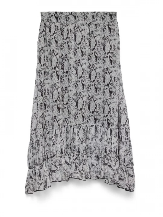 Foto van product VERO MODA Rok 'VMMADISON' grijs / lichtgrijs / zwart