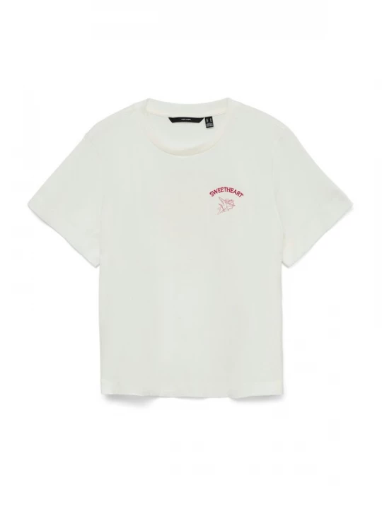 Foto van product VERO MODA Shirt abrikoos / framboos / wit