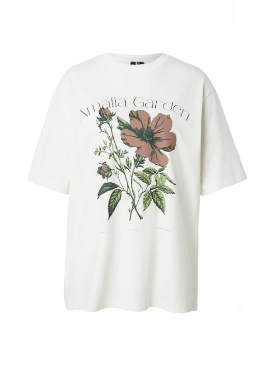 Foto van product VERO MODA Shirt chocoladebruin / olijfgroen / zwart / wit