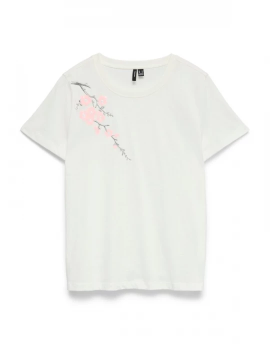 Foto van product VERO MODA Shirt grijs / rosa / wit
