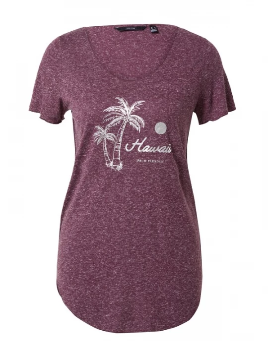 Foto van product VERO MODA Shirt 'LUA' bruin / wit