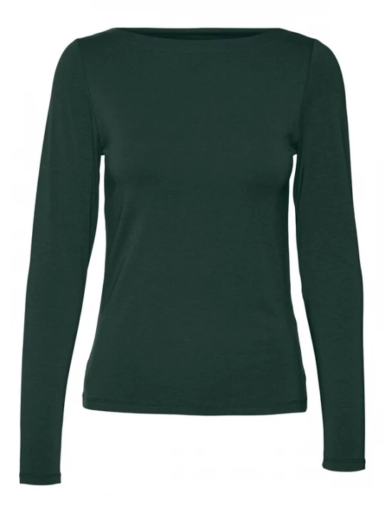Foto van product VERO MODA Shirt 'Panda' donkergroen