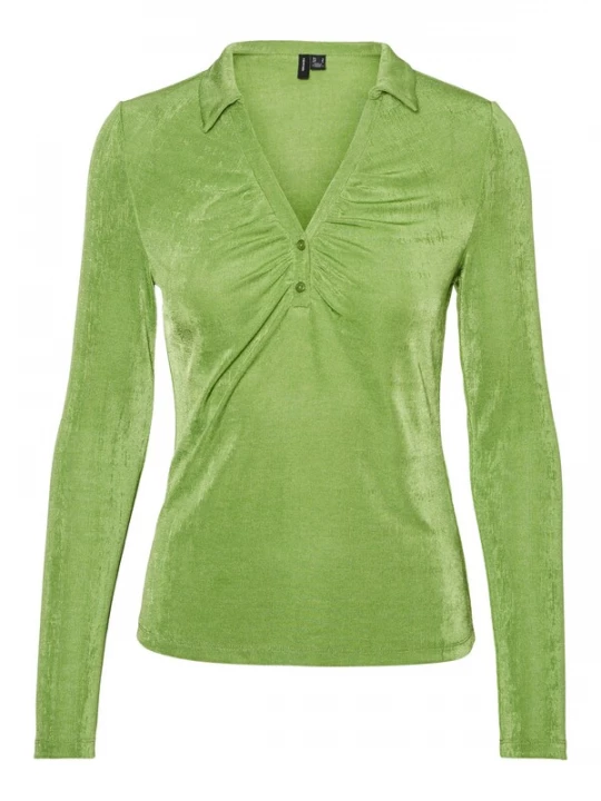Foto van product VERO MODA Shirt 'SLINKY' groen
