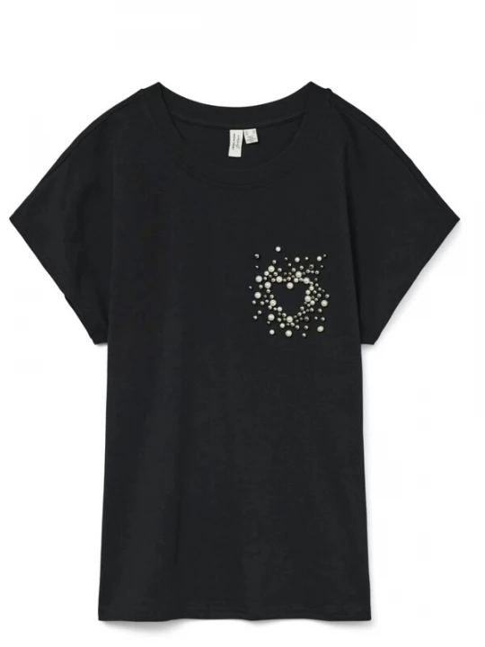 Foto van product VERO MODA Shirt 'VERO MODA - Dames t-shirt' zwart