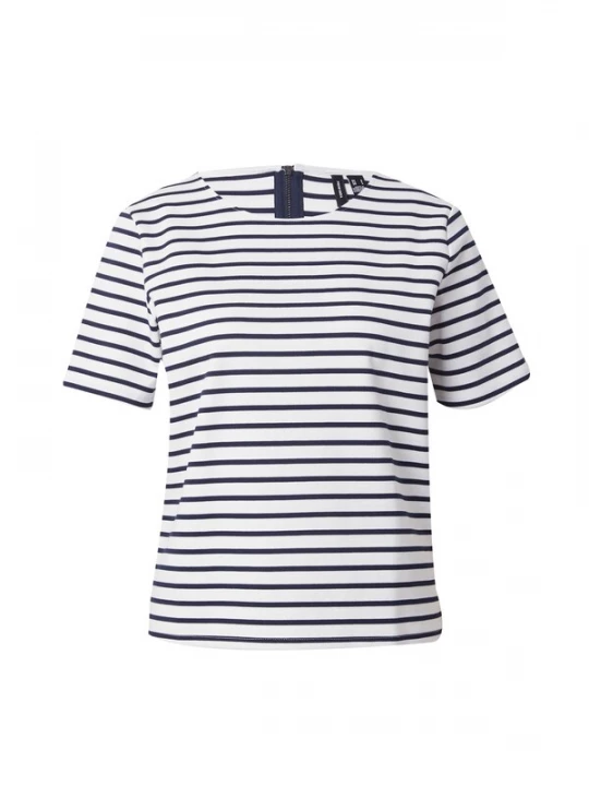 Foto van product VERO MODA Shirt 'VMAbby' navy / wit