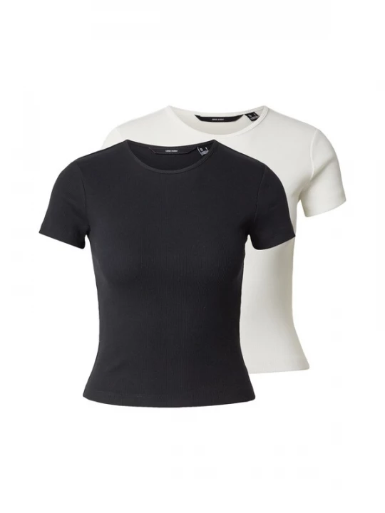 Foto van product VERO MODA Shirt 'VMCHLOE' zwart / wit