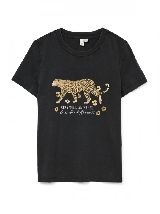 Foto van product VERO MODA Shirt 'VMFEO' sepia / cappuccino / zwart / wit