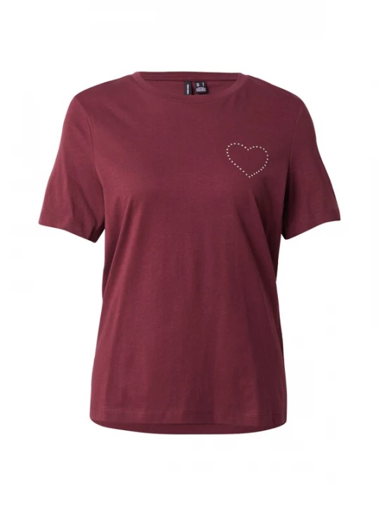 Foto van product VERO MODA Shirt 'VMFIE' merlot