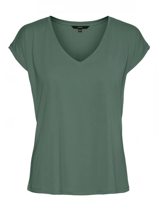 Foto van product VERO MODA Shirt 'VMFilli' donkergroen