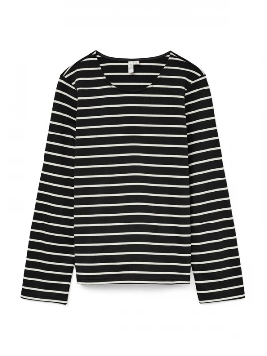Foto van product VERO MODA Shirt 'VMFILUKKA' zwart / wit