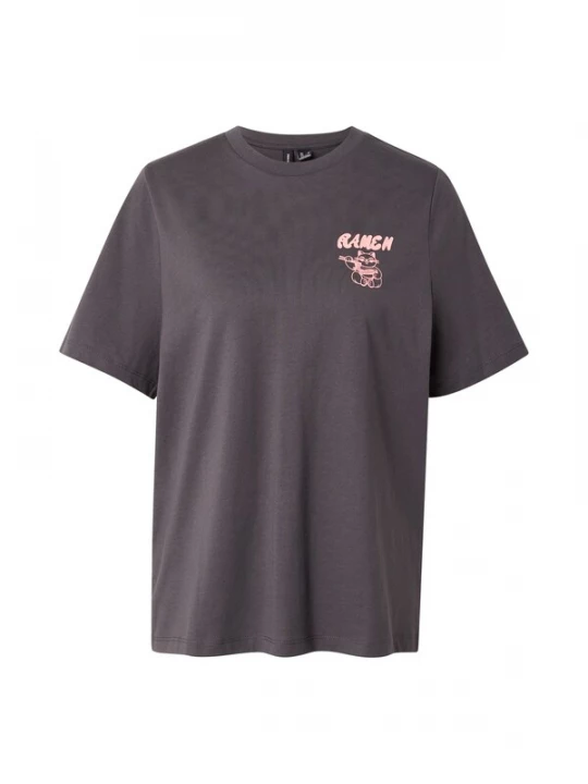 Foto van product VERO MODA Shirt 'VMLILJE CATY' basaltgrijs / rosa