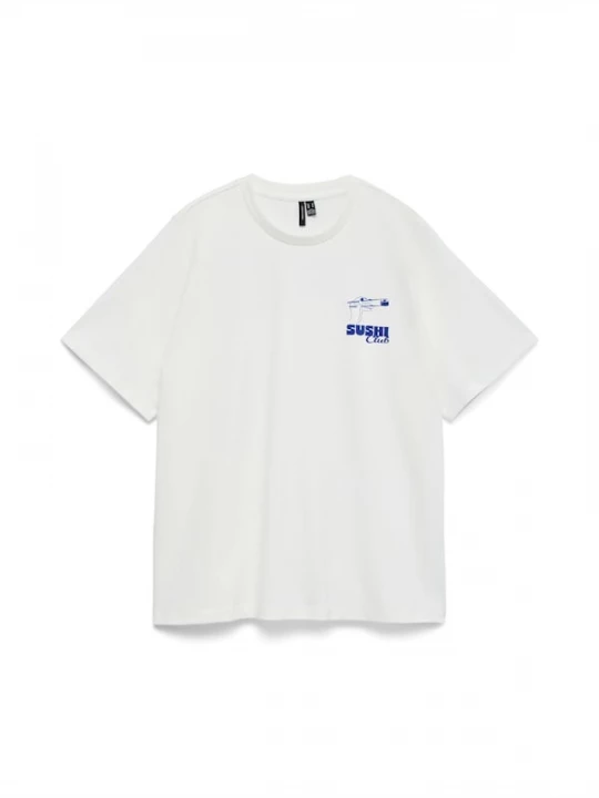 Foto van product VERO MODA Shirt 'VMLILJE CATY' donkerblauw / wit