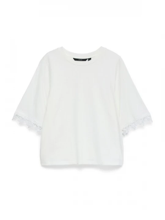 Foto van product VERO MODA Shirt 'VMLYLA' wit