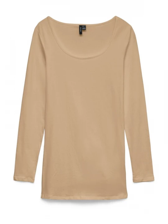 Foto van product VERO MODA Shirt 'VMMaxi My' donkerbeige