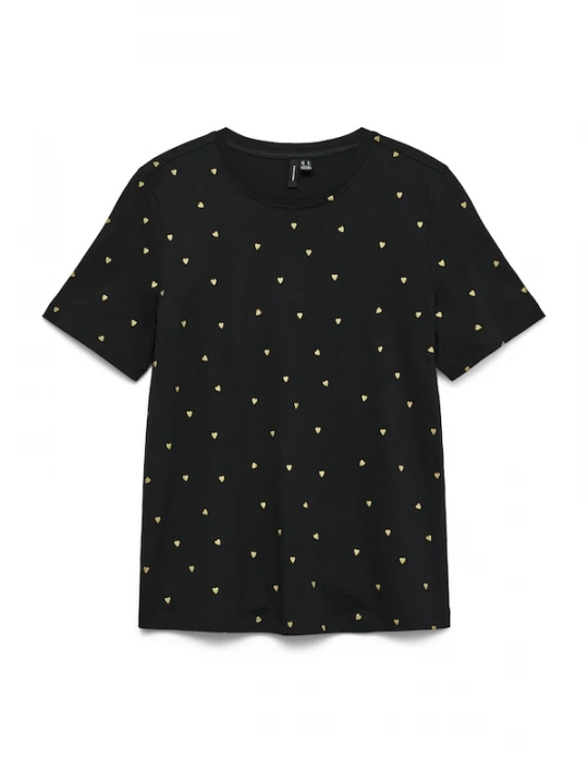Foto van product VERO MODA Shirt 'VMPAULINA' goud / zwart