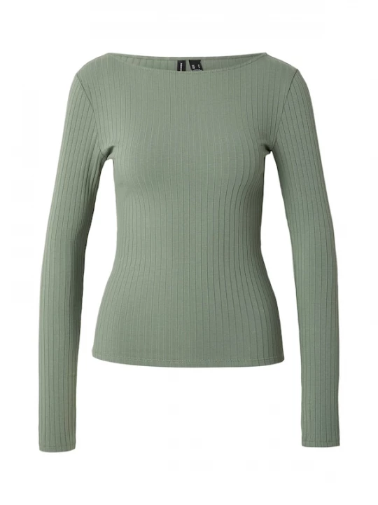 Foto van product VERO MODA Shirt 'VMRUBY' donkergroen