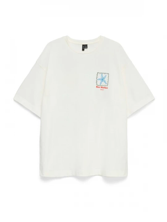 Foto van product VERO MODA Shirt 'VMTAZ HAILEY' blauw / geel / rood / wit