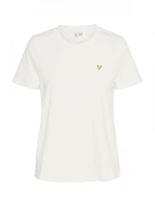 Foto van product VERO MODA Shirt 'VMVIVA' goud / wit