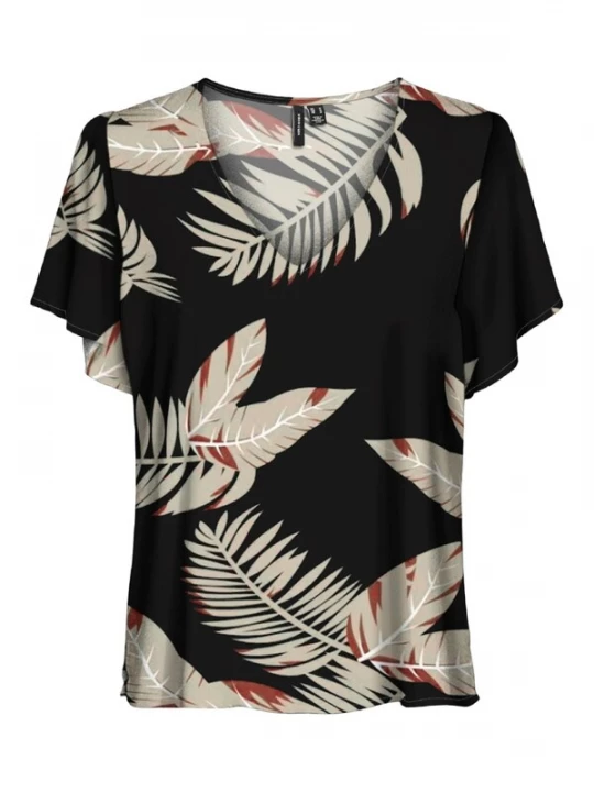 Foto van product VERO MODA Shirt zwart gemêleerd