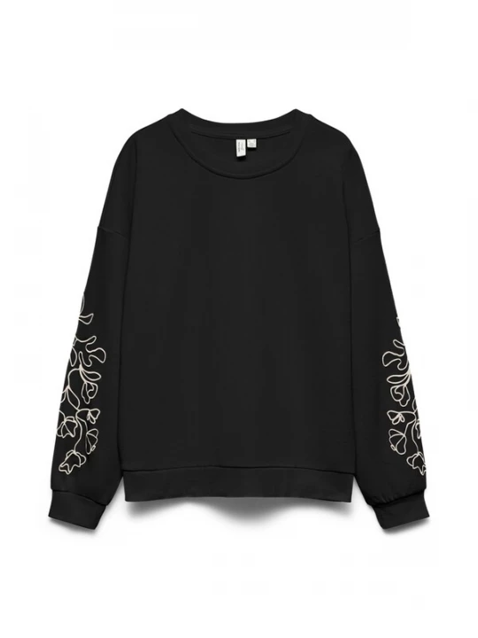 Foto van product VERO MODA Sweatshirt 'VMLada' crème / zwart