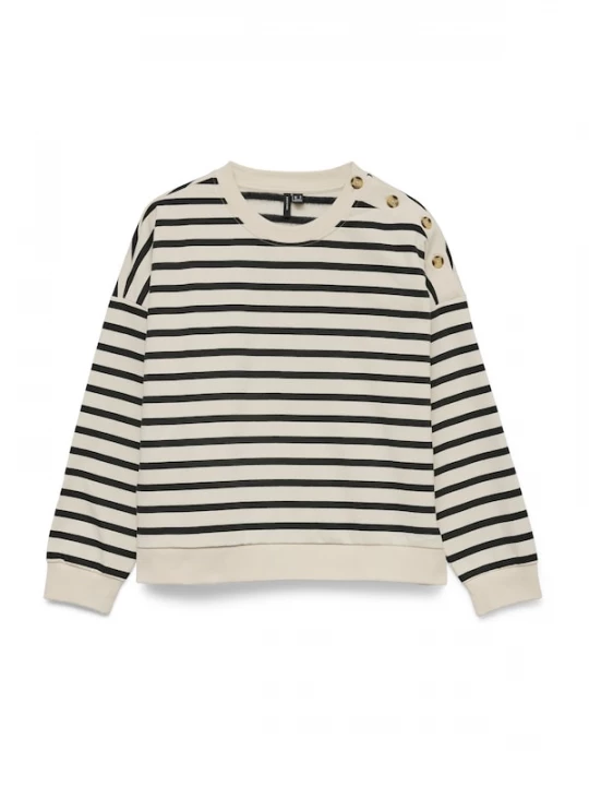 Foto van product VERO MODA Sweatshirt 'VMTONY' crème / zwart