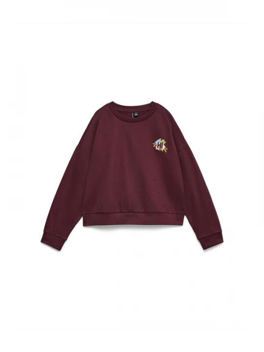 Foto van product VERO MODA Sweatshirt wijnrood
