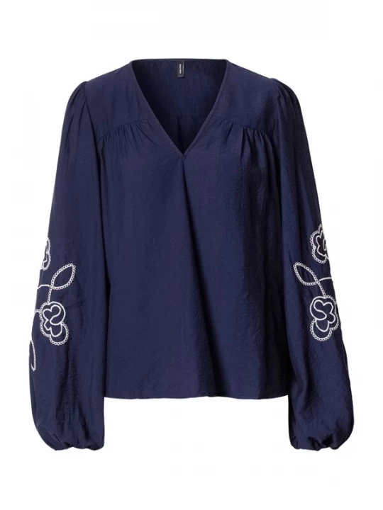 Foto van product Vero Moda Tall Blouse 'VMANYA' navy / wit