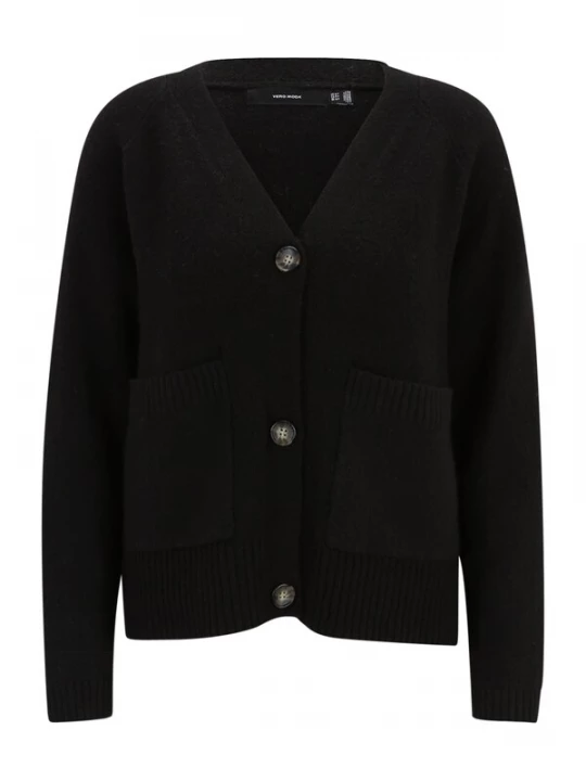 Foto van product Vero Moda Tall Gebreid vest 'VMBOOM' zwart
