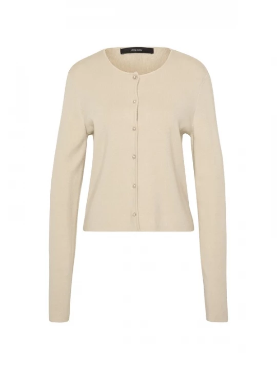 Foto van product Vero Moda Tall Gebreid vest 'VMKRISTI' beige