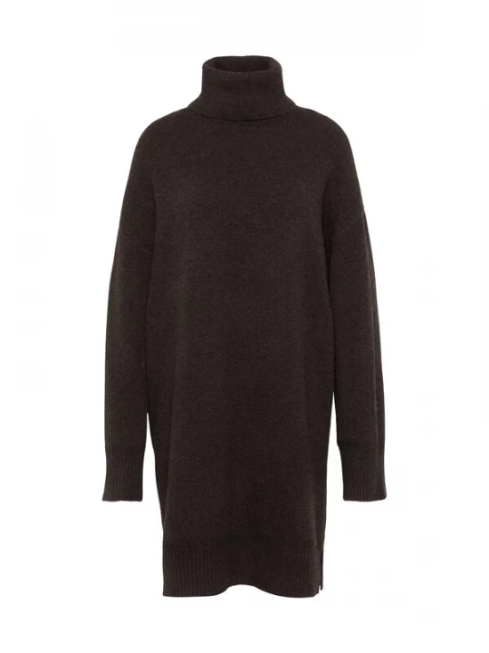 Foto van product Vero Moda Tall Gebreide jurk 'VMAQUARIUS' chocoladebruin