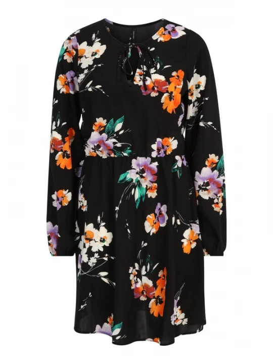 Foto van product Vero Moda Tall Jurk 'SHILAH' beige / lila / lichtrood / zwart