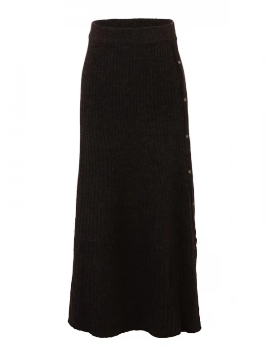 Foto van product Vero Moda Tall Rok 'VMSALLY' chocoladebruin
