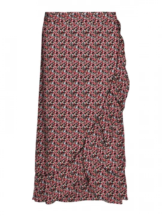 Foto van product Vero Moda Tall Rok 'VMSMILLA' jade groen / oudroze / bloedrood / zwart