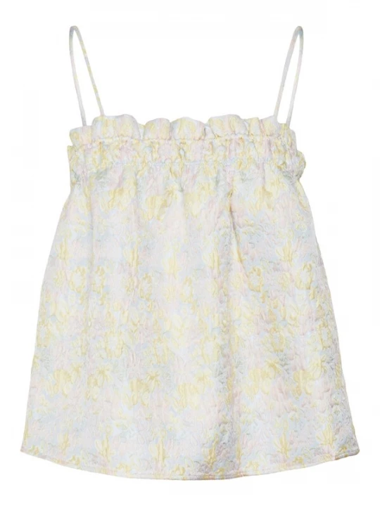 Foto van product VERO MODA Top 'Nova' lichtblauw / lichtgeel / lichtgroen / lichtroze