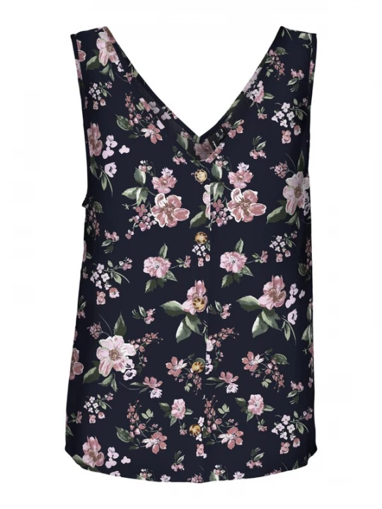 Foto van product VERO MODA Top 'VMBUMPY' navy / groen / rosa / wit