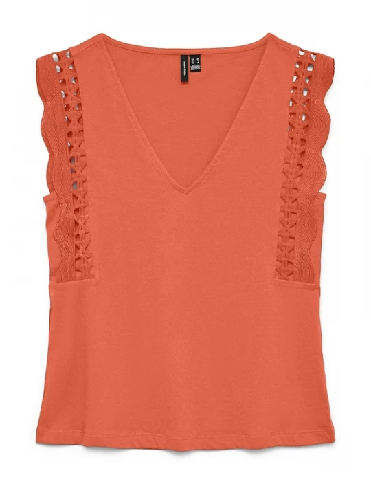 Foto van product VERO MODA Top 'VMGABBY' oranje