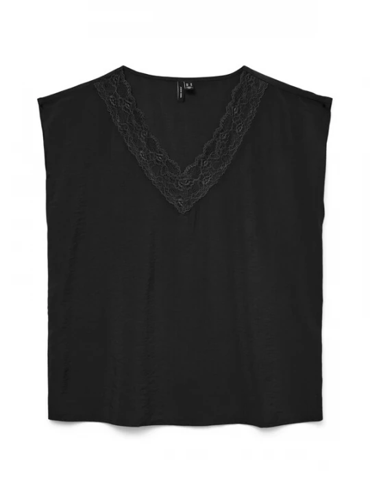 Foto van product VERO MODA Top 'VMSafa' zwart