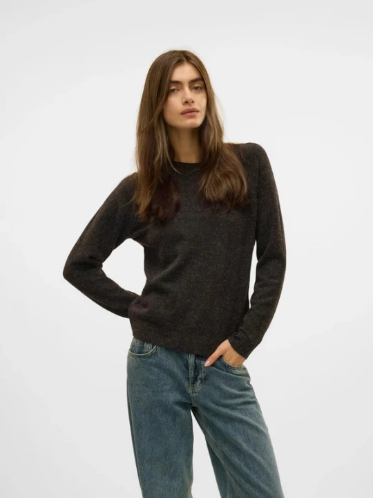 Foto van product VERO MODA Trui 'Doffy' bruin gemêleerd