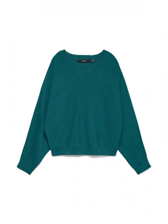 Foto van product VERO MODA Trui 'Happyglitter' smaragd