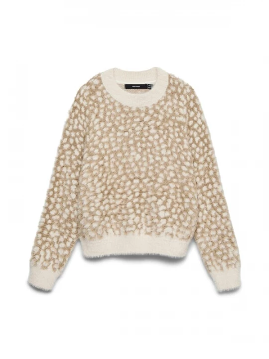 Foto van product VERO MODA Trui 'Jungle' ecru
