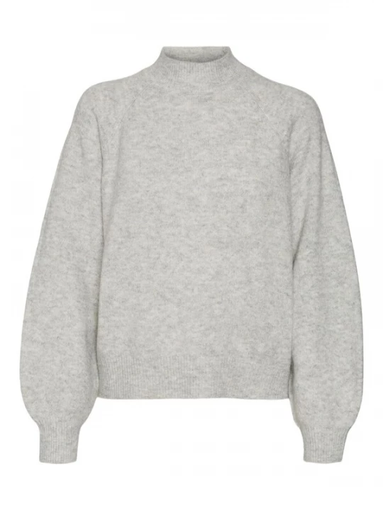 Foto van product VERO MODA Trui 'Leaf' lichtgrijs