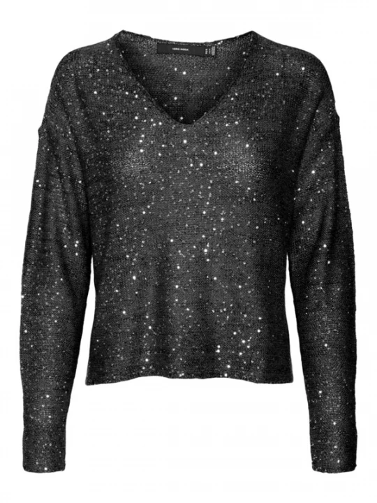 Foto van product VERO MODA Trui 'Maglieria' zwart