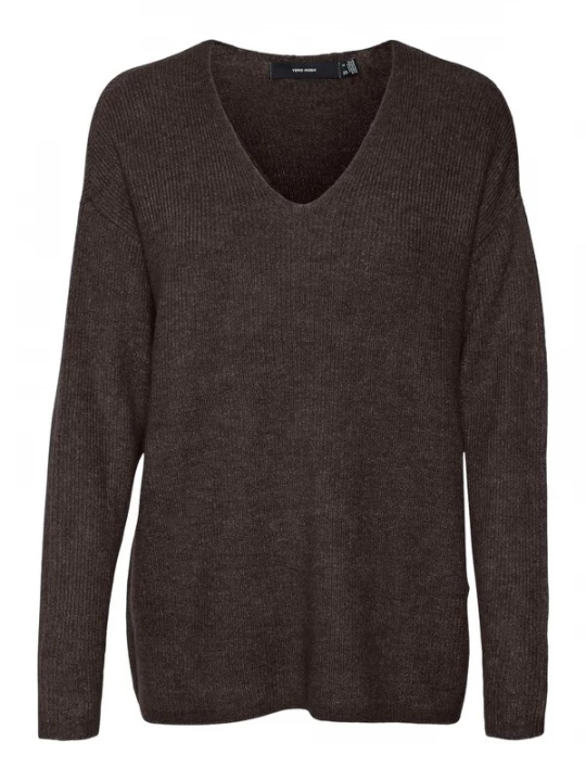 Foto van product VERO MODA Trui 'VMCREWLEFILE' bruin