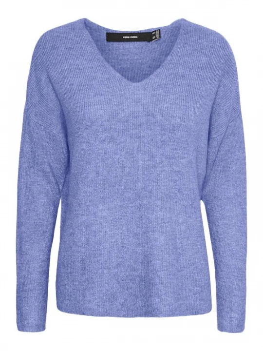 Foto van product VERO MODA Trui 'VMcrewlefile' smoky blue