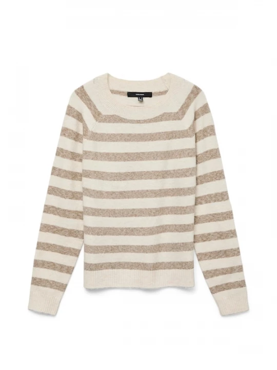 Foto van product VERO MODA Trui 'VMDOFFY' crème / donkerbeige