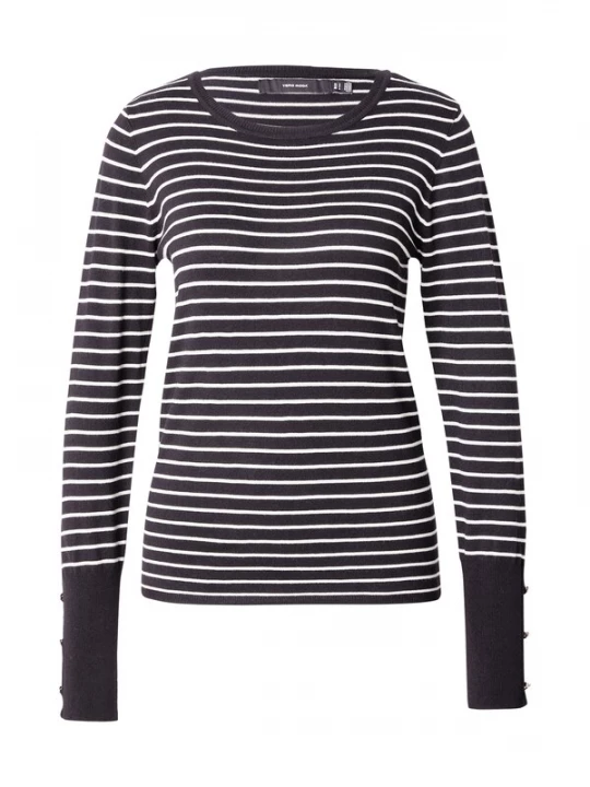 Foto van product VERO MODA Trui 'VMDory' zwart / wit