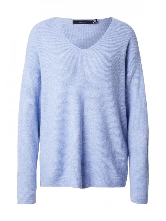 Foto van product VERO MODA Trui 'VMLefile' blauw gemêleerd